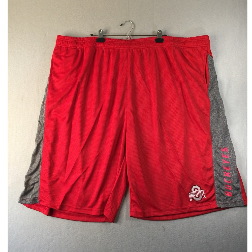 Profile Varsity Ohio State Buckeyes Shorts 5XLT Red Big & Tall‎ Basketball
